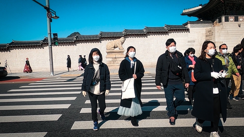 Those choosing to go out in public are sure to wear a mask to protect themselves against catching the Coronavirus in South Korea.